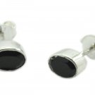 fine Black Onyx 925 Sterling Silver Black Earring Natural gemstone US