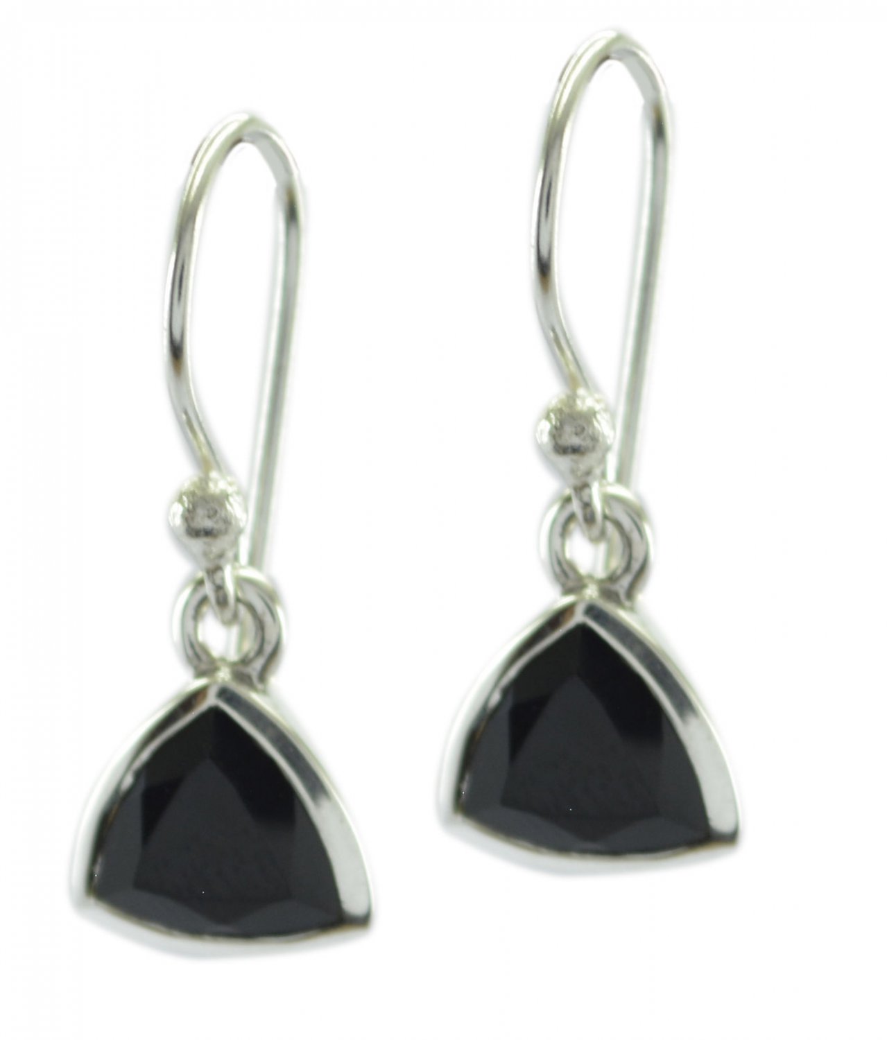 excellent Black Onyx 925 Sterling Silver Black Earring Natural jewellery US