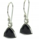 excellent Black Onyx 925 Sterling Silver Black Earring Natural jewellery US