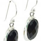 cute Black Onyx 925 Sterling Silver Black Earring Natural handcrafted US