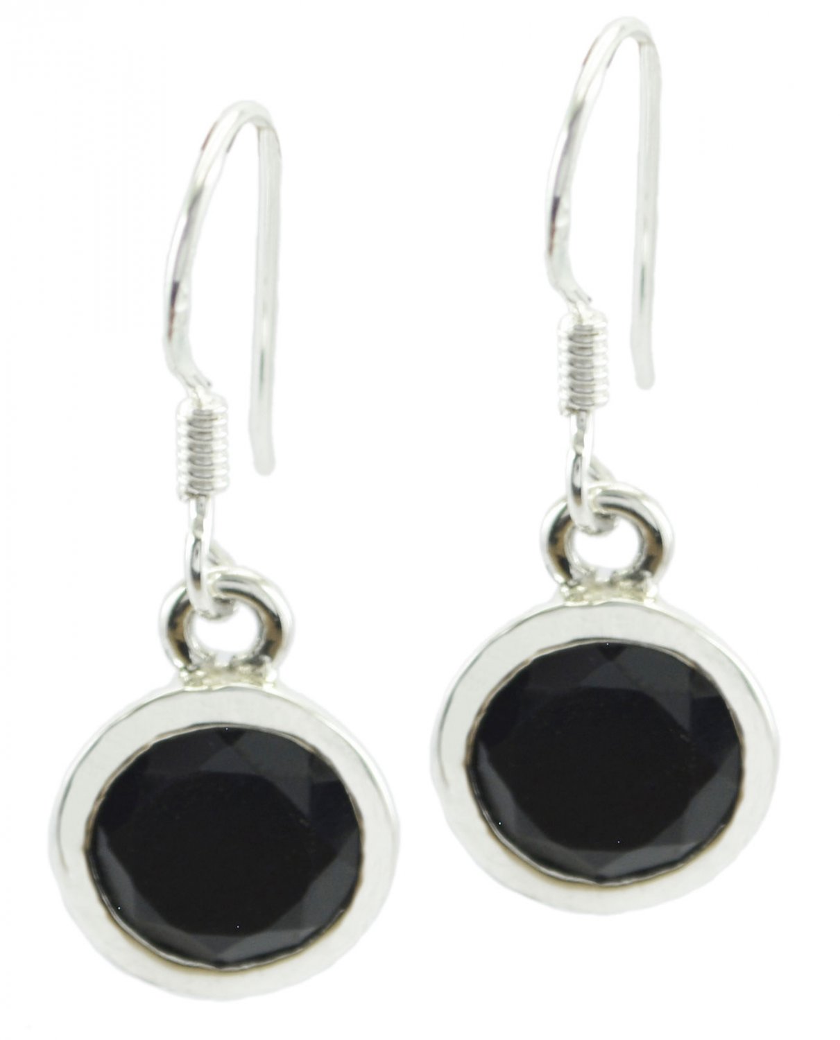 adorable Black Onyx 925 Sterling Silver Black Earring Natural suppiler US
