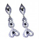comely Black onyx 925 Sterling Silver Black Earring genuine gemstone US