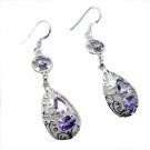 delicate Amethyst 925 Sterling Silver Purple Earring Natural jewellery US