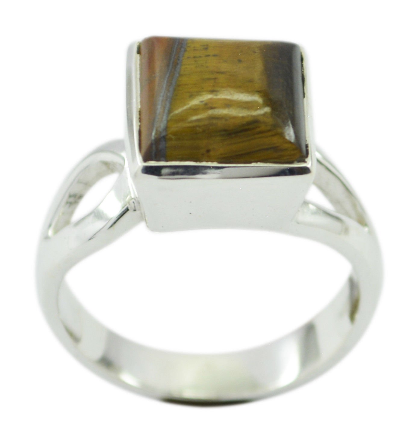 grand Tiger Eye 925 Sterling Silver Brown Ring genuine exporter US