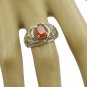 gorgeous Red Onyx 925 Sterling Silver Red Ring genuine usual US