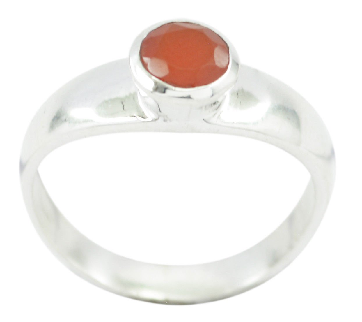 attractive Red Onyx 925 Sterling Silver Red Ring Natural freely US
