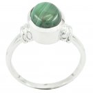 ideal Malachite 925 Sterling Silver Multi Ring genuine general US