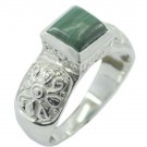 gorgeous Malachite 925 Sterling Silver Multi Ring genuine wholesales US