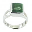 pleasing Malachite 925 Sterling Silver Multi Ring genuine common US