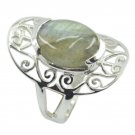 handsome Labradorite 925 Sterling Silver Multi Ring genuine easily US