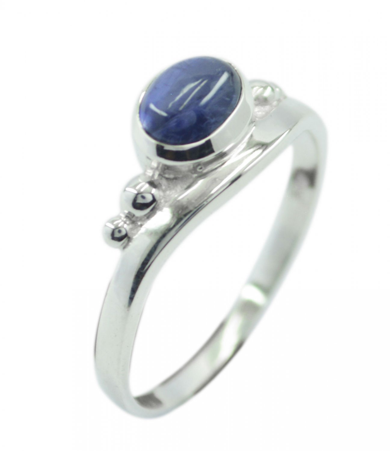 ideal Iolite 925 Sterling Silver Blue Ring Natural jewellery US