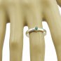 enticing Green Onyx 925 Sterling Silver Green Ring genuine ordinary US