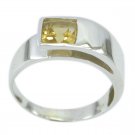 fascinating Citrine 925 Sterling Silver Yellow Ring Natural exporter US