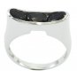 fascinating Black Onyx 925 Sterling Silver Black Ring Natural freely US