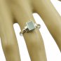 resplendent Aqua Chalcedony 925 Sterling Silver Blue Ring genuine gemstones US