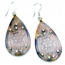 splendid Rose Quartz 925 Sterling Silver Pink Earring Natural Designer US