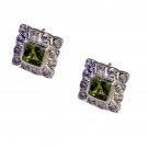 bonnie Peridot 925 Solid Sterling Silver Green Earring Natural common US