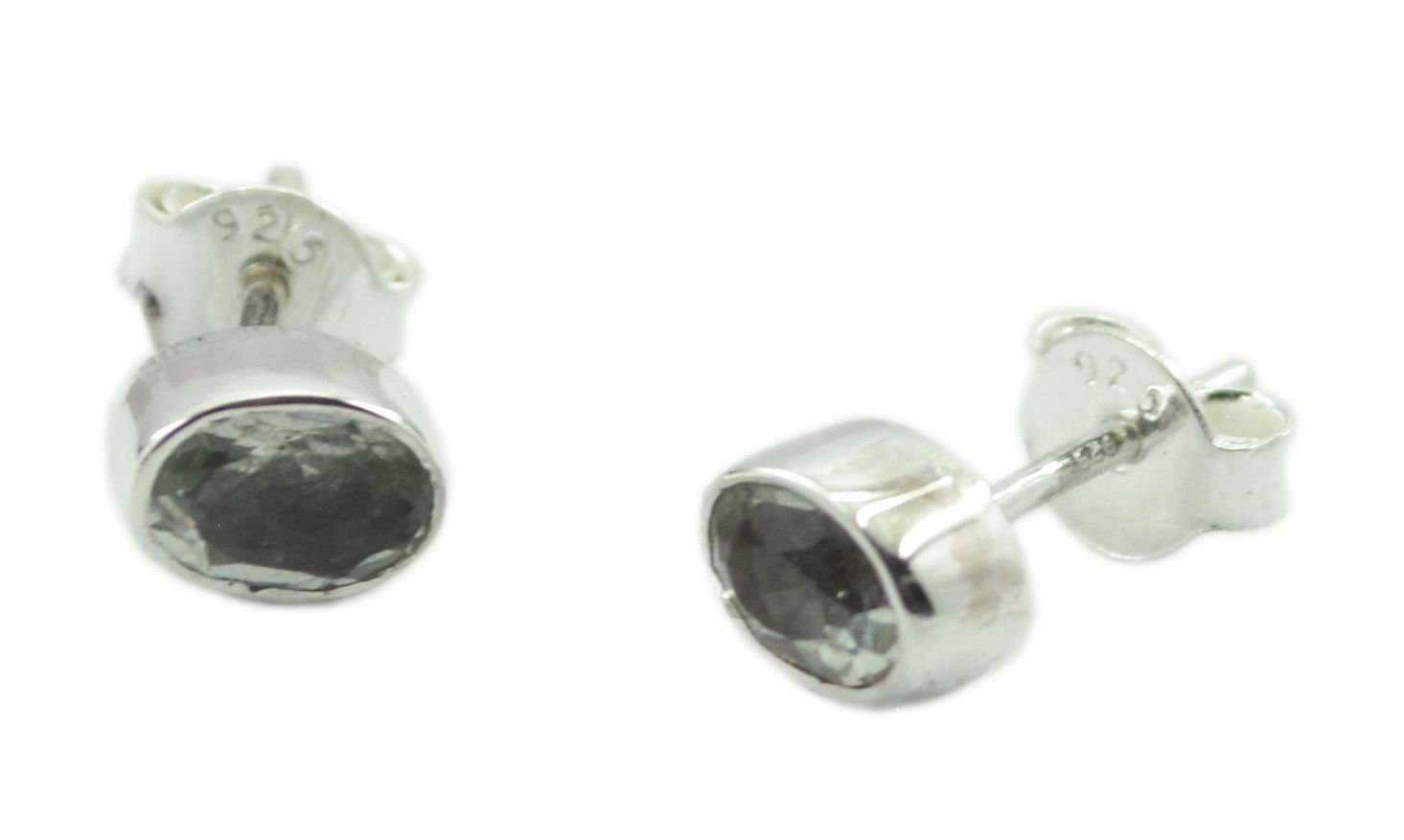 appealing Green Amethyst 925 Sterling Silver Green Earring Natural supply US