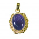 exquisite Amethyst Gold Plated Purple Pendant Glass jaipur US