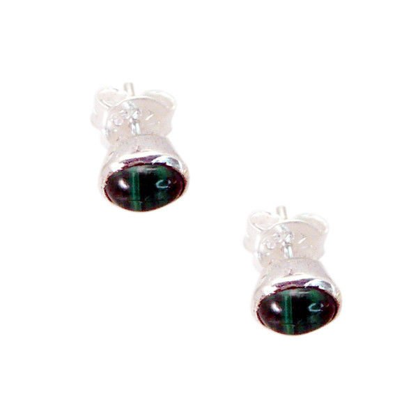 handsome Malachite 925 Solid Sterling Silver Green Earring Natural regular US
