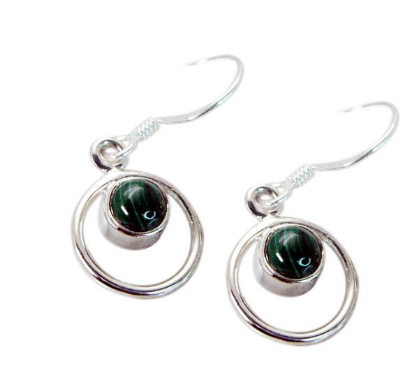 bonnie Malachite 925 Solid Sterling Silver Green Earring genuine indian US