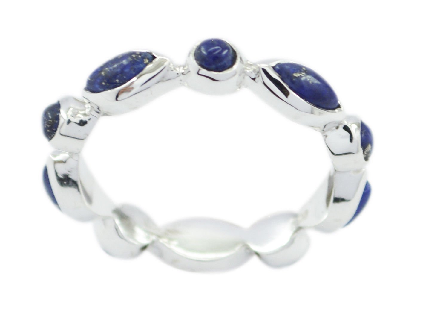 resplendent Lapis Lazuli 925 Sterling Silver Blue Ring genuine exporter US