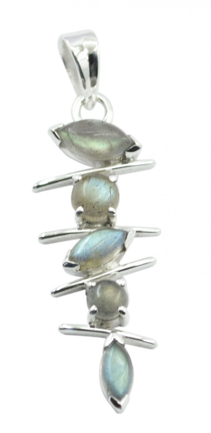 classy Labradorite 925 Sterling Silver Multi Pendant Natural wholesale US