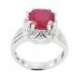 captivating Indian Ruby 925 Sterling Silver Red Ring Natural india US