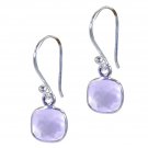 ideal Rose Quartz 925 Solid Sterling Silver Pink Earring genuine india US