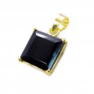 cute Black onyx Gold Plated Black Pendant Glass jaipur US