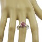 delicate Indian Ruby 925 Sterling Silver Red Ring Natural gemstone US