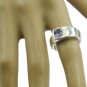 exquisite real Amethyst Purple Gems Silver Ring gift for engagement US SZ 4-11