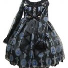 Angelic Pretty Milky Cross Onepiece Dress in Black Lolita Fashion