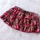 MA*RS Sugargloss Rose Pattern Brown Mini Skirt Shibuya 109 New Without Tags