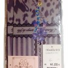 Metamorphose Jewel Leopard Print Tights in Light Gray Lolita Fashion