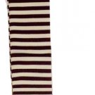 Metamorphose Narrow Striped Ribbon OTK Socks in Brown Lolita Fashion