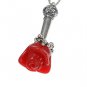 Disney Store Japan Beauty and the Beast Eternal Rose Pearl Necklace
