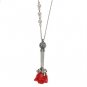 Disney Store Japan Beauty and the Beast Eternal Rose Pearl Necklace