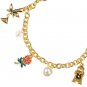 Disney Store Japan Beauty and the Beast Chunky Charm Bracelet