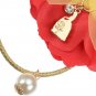 Disney Store Japan Beauty and the Beast Rose Petal Hair Tie