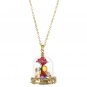 Disney Store Japan Beauty and the Beast Enchanted Rose Necklace