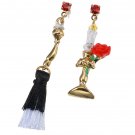 Disney Store Japan Beauty and the Beast Lumiere and Babette Earrings