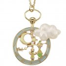 Disney Store Japan Tinker Bell Fairy & Peter Pan Necklace