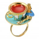 Disney Store Japan Alice in Wonderland Tea Cup 3D Ring