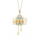 Disney Store Japan Winnie The Pooh House Clock Locket Necklace
