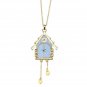 Disney Store Japan Winnie The Pooh House Clock Locket Necklace
