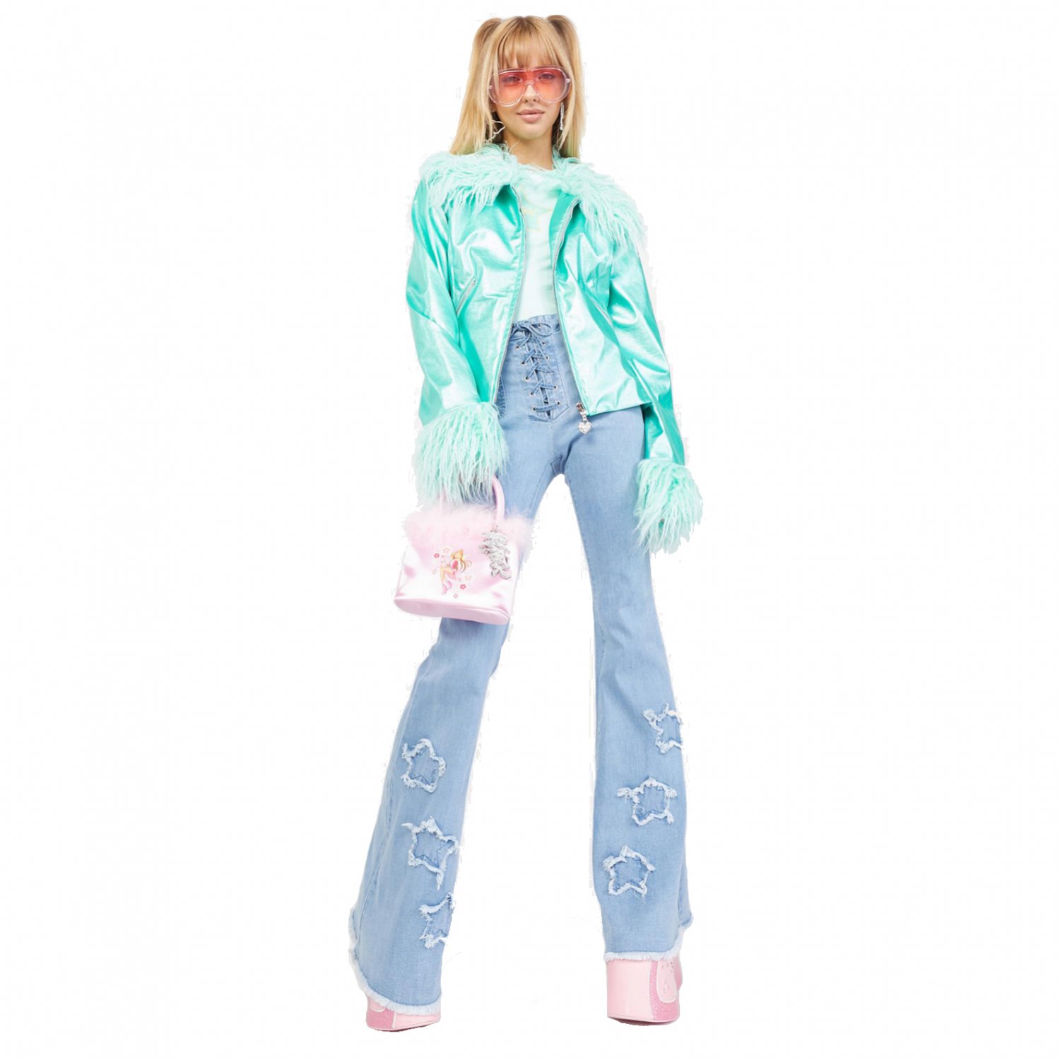 Dolls Kill x Winx Club POWER OF GLAM METALLIC JACKET