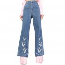 Dolls Kill x Winx Club TRAILS OF GLITTER FLARE JEANS