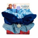 Disney Store x Claire’s Frozen Elsa Hair Scrunchies - Blue, 3 Pack