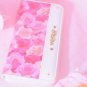 MA*RS Jewel Rose Glitter Stone White Wallet in Gyaru Style